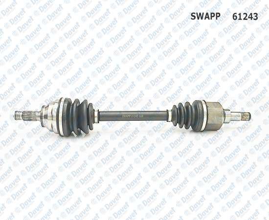 PE-8079A Komple Aks Sol On Peugeot Partner (5,5f) 1.4i Absli 29 Dis Uzunluk 593mm 1996-2008